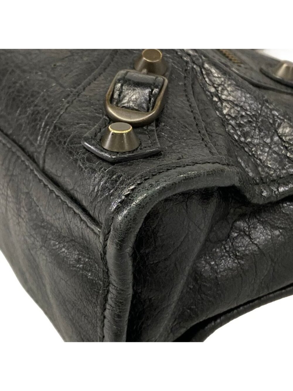 ★SOLD★ Balenciaga Handbag Classic Mini City Black - Picture 6 of 15